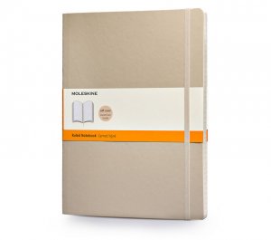 Блокнот Moleskine Extra Large Ruled Soft Notebook бежевый