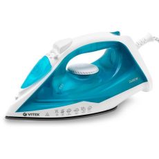 Утюг Vitek VT-8336 2400 Вт белый/бирюзовый